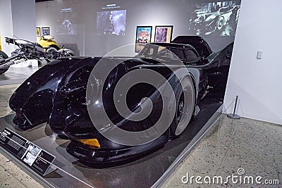 Black 1989 Batmobile Editorial Stock Photo